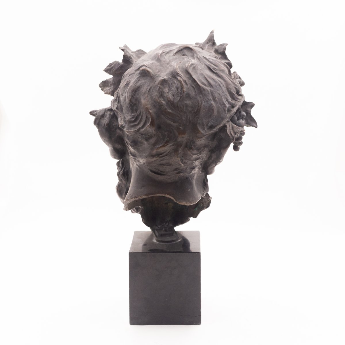 Vincenzo Gemito, "Testa di Satiro", bronzo, firmato, 1890-1910-photo-3