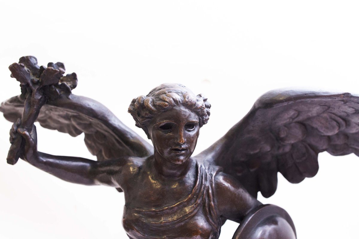 "Vittoria Alata", in bronzo, 1920/1930-photo-4