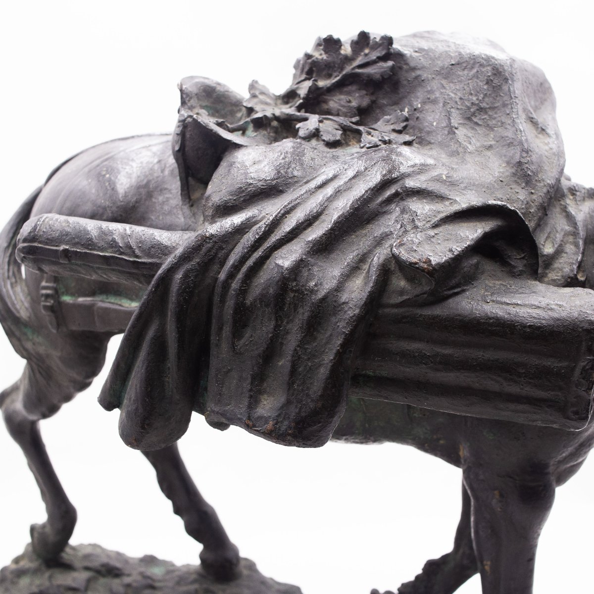Pietro Canonica, "Il mulo - L'umile Eroe",in bronzo, firmato, Anni '20-photo-1