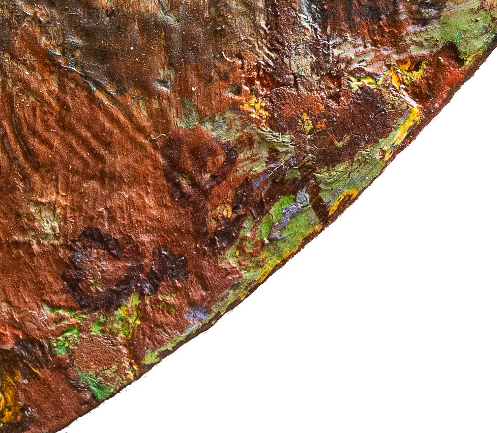 Alessandro Lupo, "Passeggiata al Parco d’Autunno”, firmato, Epoca '900-photo-3