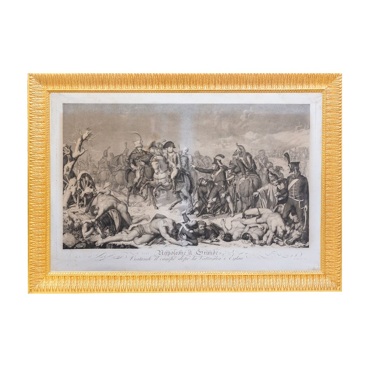 P. Anderloni, "Napoleone il Grande visitando il campo dopo la battaglia d'Eylau", 1810-photo-4