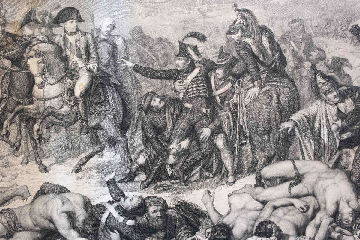 P. Anderloni, "Napoleone il Grande visitando il campo dopo la battaglia d'Eylau", 1810-photo-2