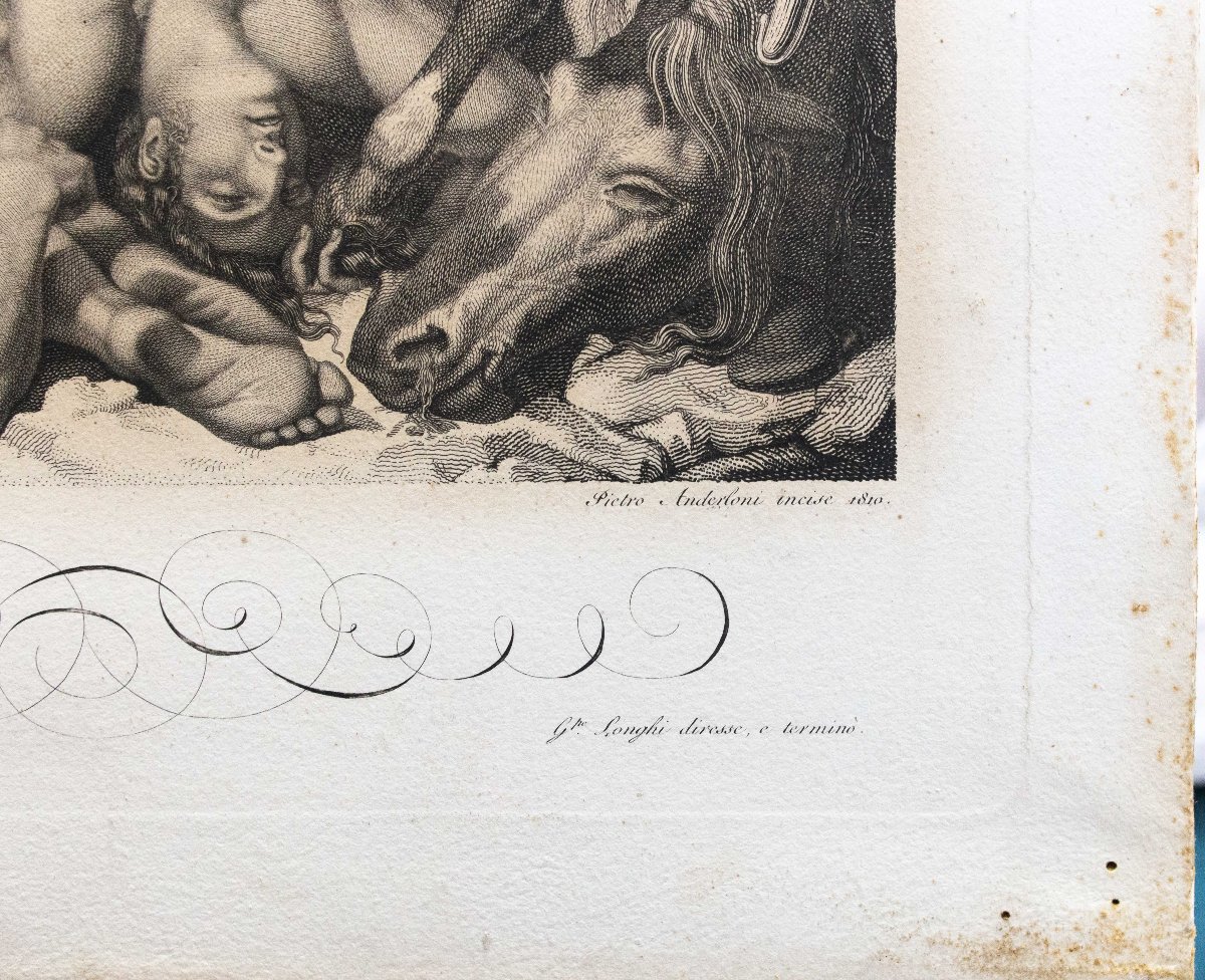 P. Anderloni, "Napoleone il Grande visitando il campo dopo la battaglia d'Eylau", 1810-photo-4