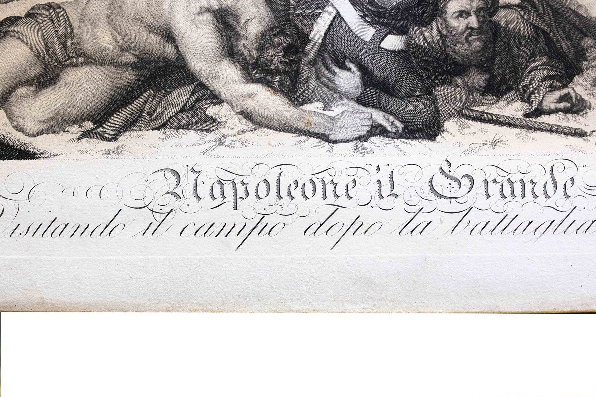 P. Anderloni, "Napoleone il Grande visitando il campo dopo la battaglia d'Eylau", 1810-photo-5