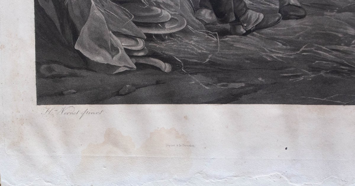 Couché Jacques, "Guardia Nazionale alla Barriera di Clichy"  1814-photo-3