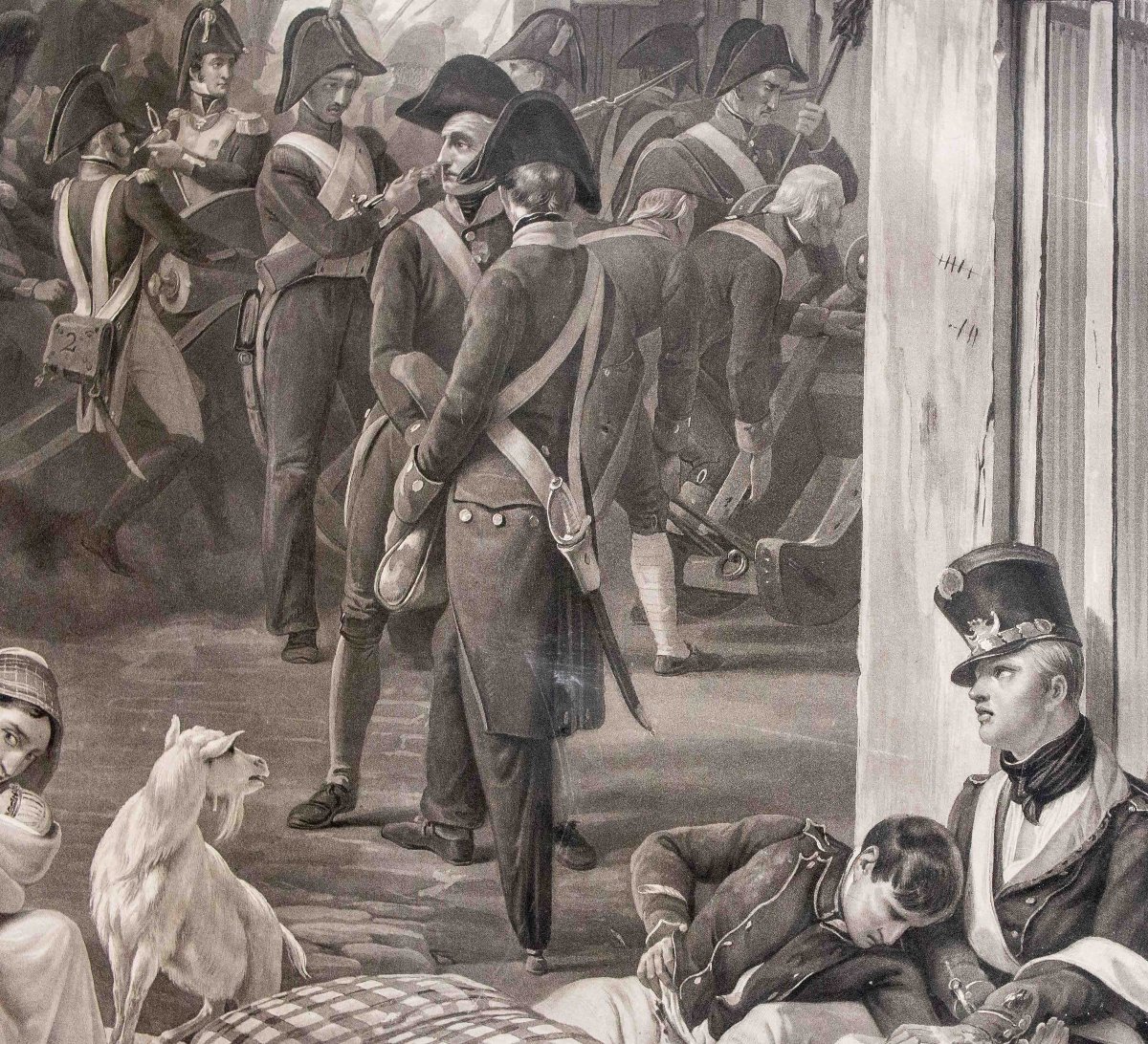 Couché Jacques, "Guardia Nazionale alla Barriera di Clichy"  1814-photo-2