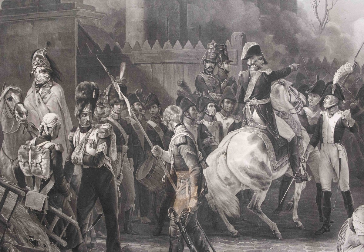 Couché Jacques, "Guardia Nazionale alla Barriera di Clichy"  1814-photo-3