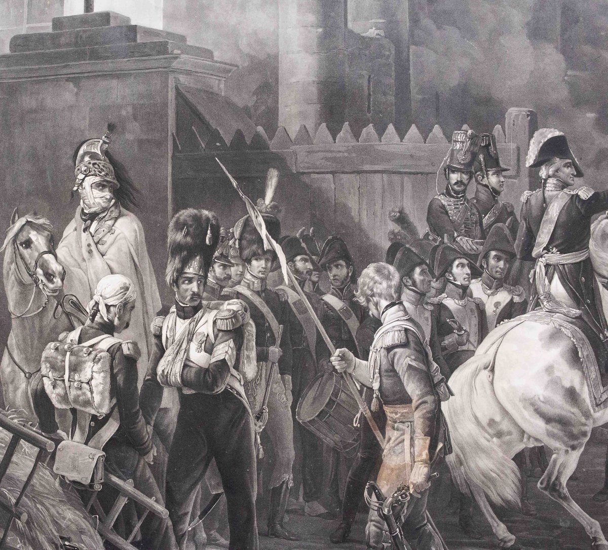 Couché Jacques, "Guardia Nazionale alla Barriera di Clichy"  1814-photo-4