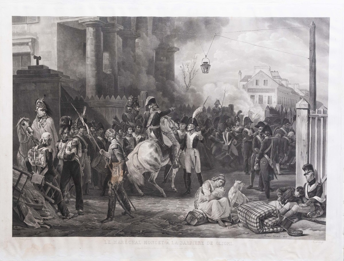 Couché Jacques, "Guardia Nazionale alla Barriera di Clichy"  1814