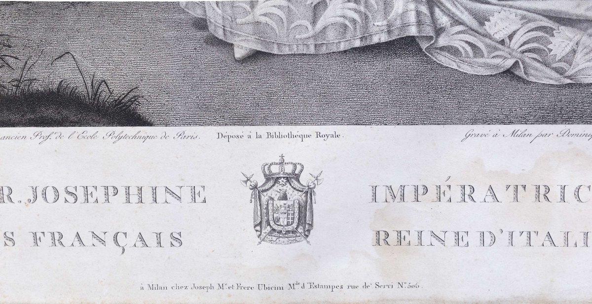 "JOSEPHINE IMPÉRATRICE DES FRANÇAIS REINE D'ITALIE", 1809-photo-6