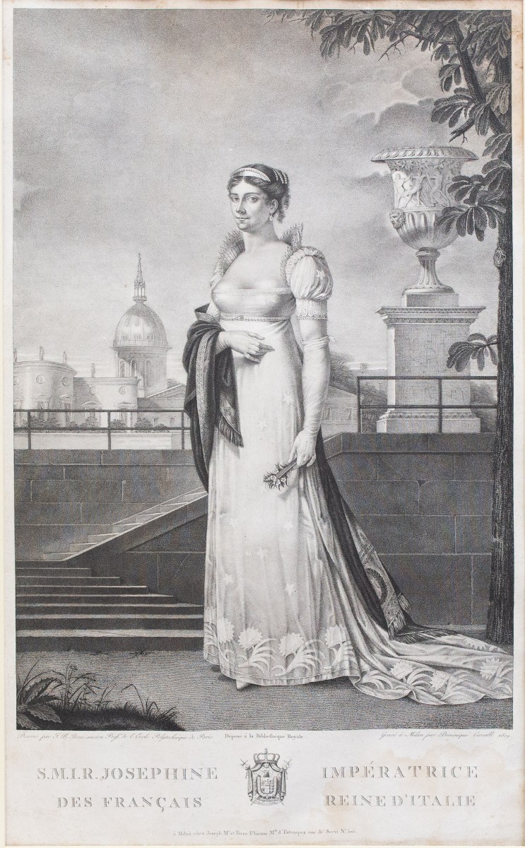 "JOSEPHINE IMPÉRATRICE DES FRANÇAIS REINE D'ITALIE", 1809