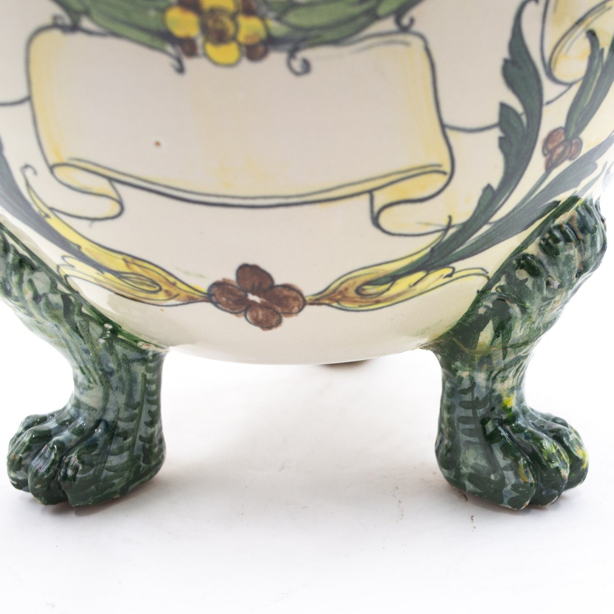 Vaso in ceramica smaltata e dipinta – MAS (Maioliche Artistiche Savonesi), ca. 1920-photo-4
