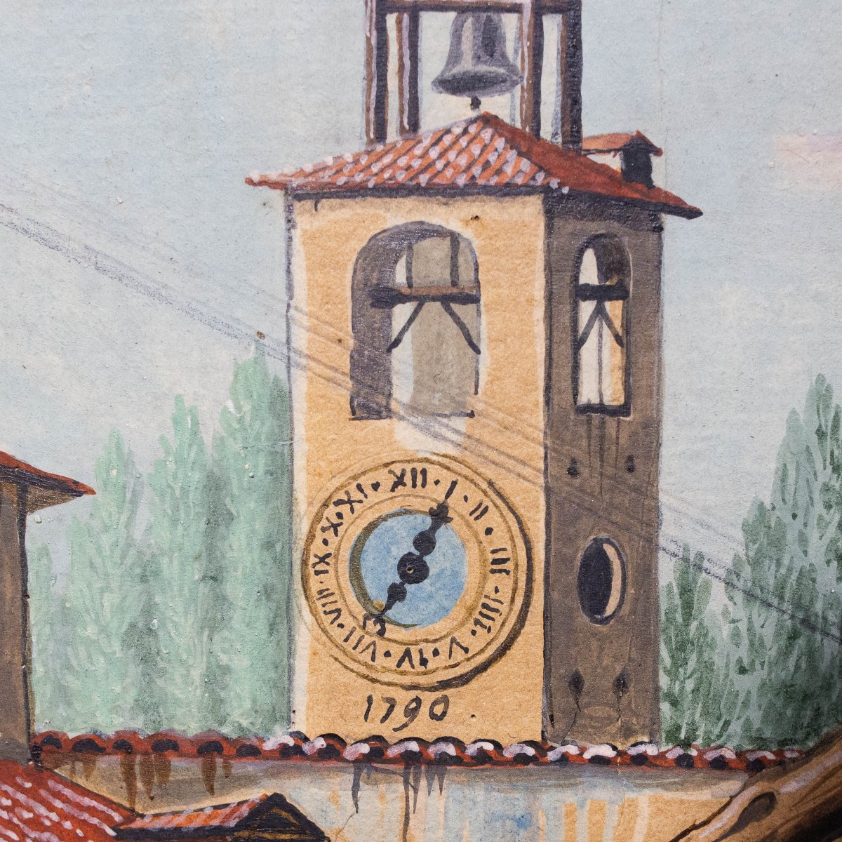 Giovanni Maria Genta, "Le quattro stagioni", tempera, Fine '700-photo-3