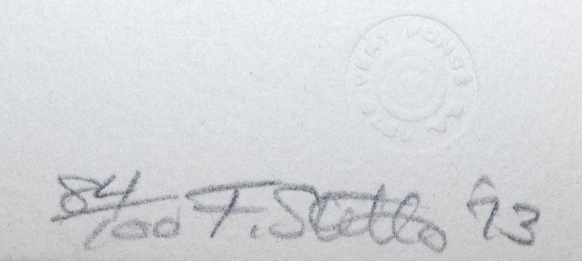 Frank Stella, Jasper’s Dilemma e Les Indes Galantes, 1973, firmato-photo-2