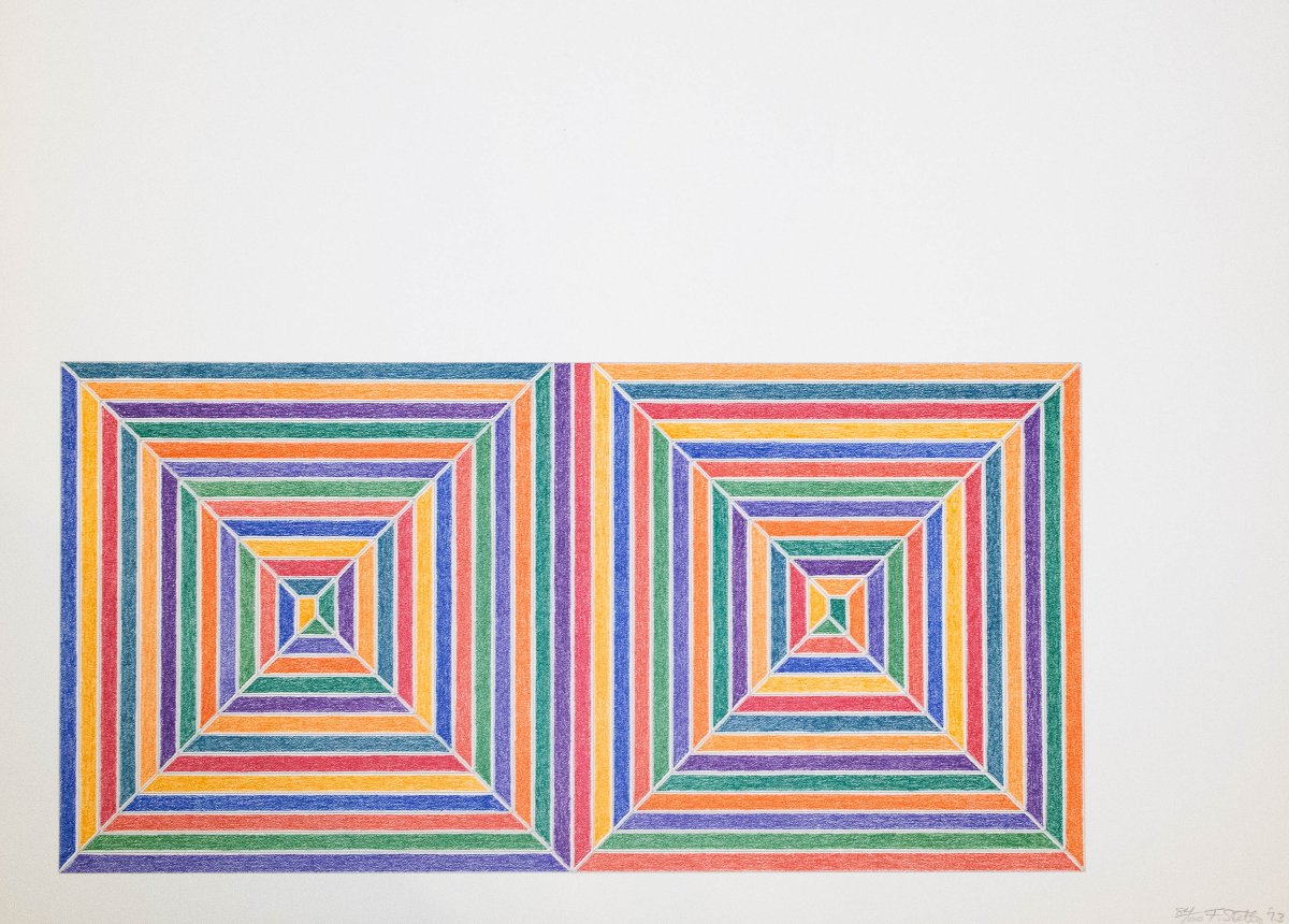 Frank Stella, Jasper’s Dilemma e Les Indes Galantes, 1973, firmato-photo-1