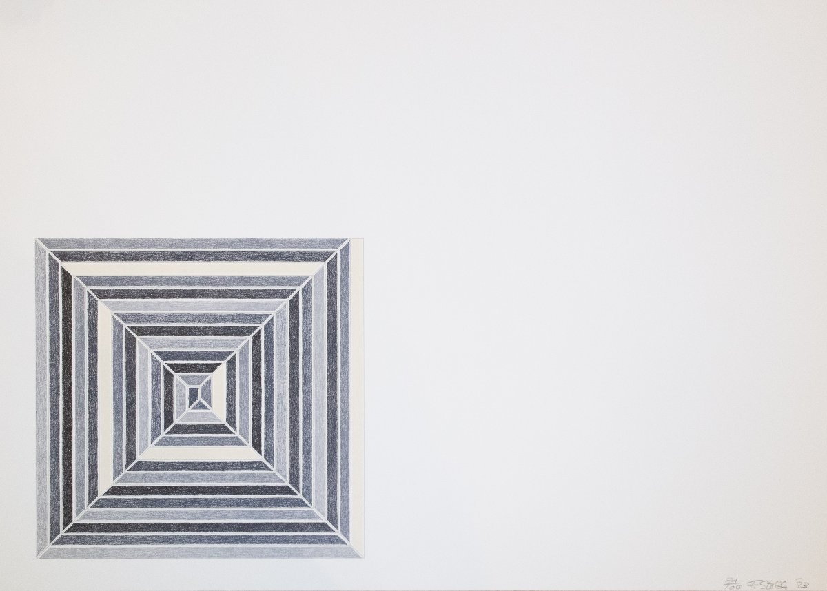 Frank Stella, Jasper’s Dilemma e Les Indes Galantes, 1973, firmato-photo-3