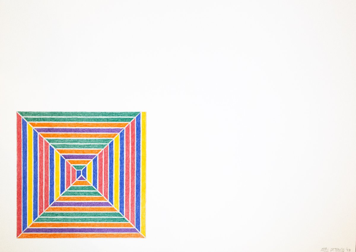 Frank Stella, Jasper’s Dilemma e Les Indes Galantes, 1973, firmato-photo-7