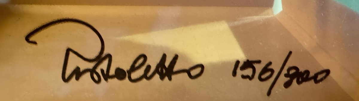 Michelangelo PISTOLETTO - "Prima scena", 2009 - Serigrafia su lastra d'acciaio, Ed. 300-photo-4