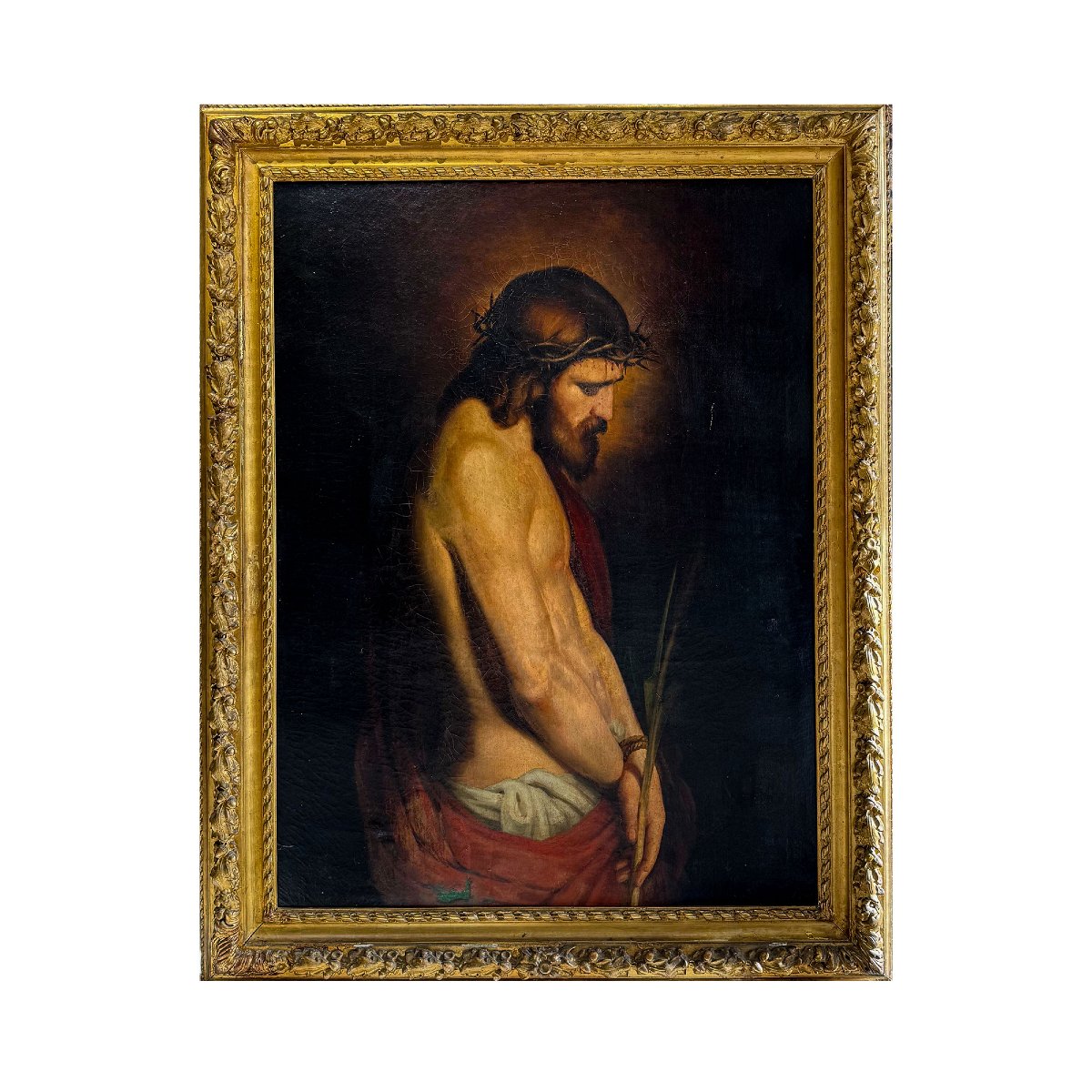 Ecce Homo, olio su tela, XIX secolo-photo-2