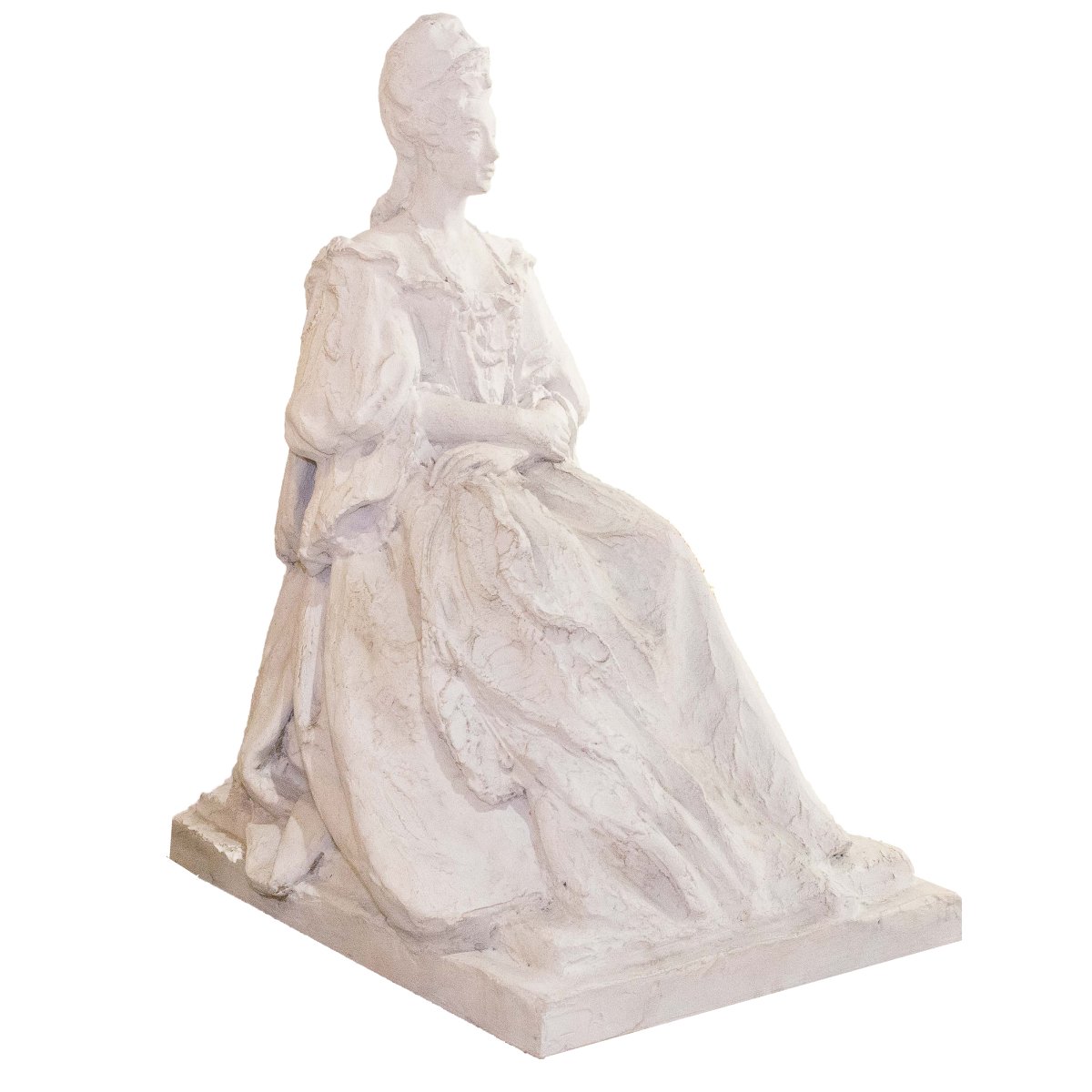 Nobile Dama, Scultura in gesso, XIX secolo-photo-2