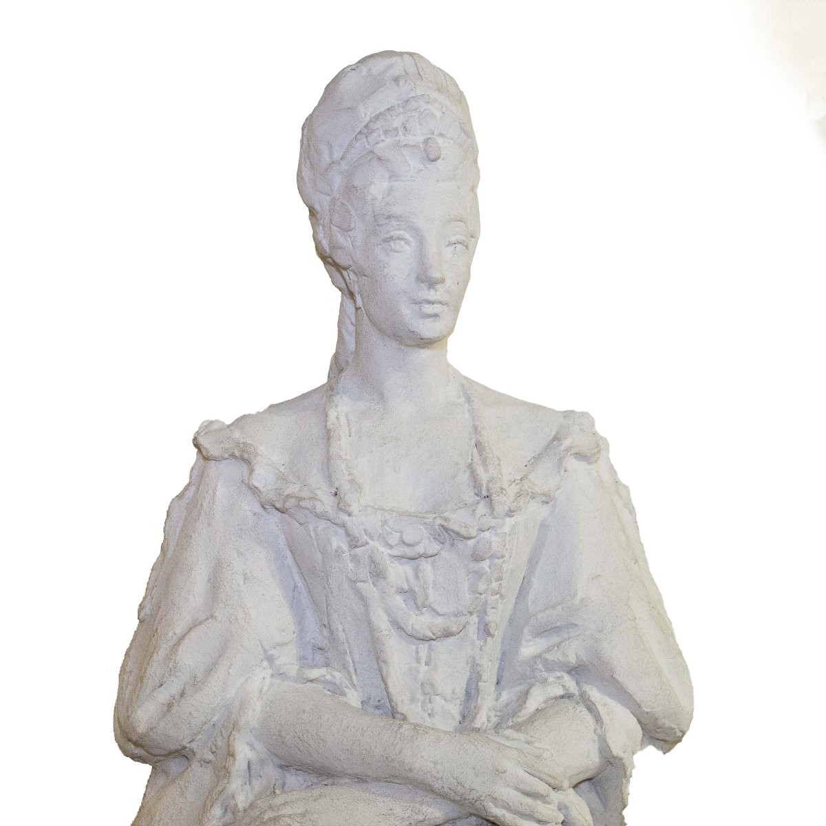 Nobile Dama, Scultura in gesso, XIX secolo-photo-1