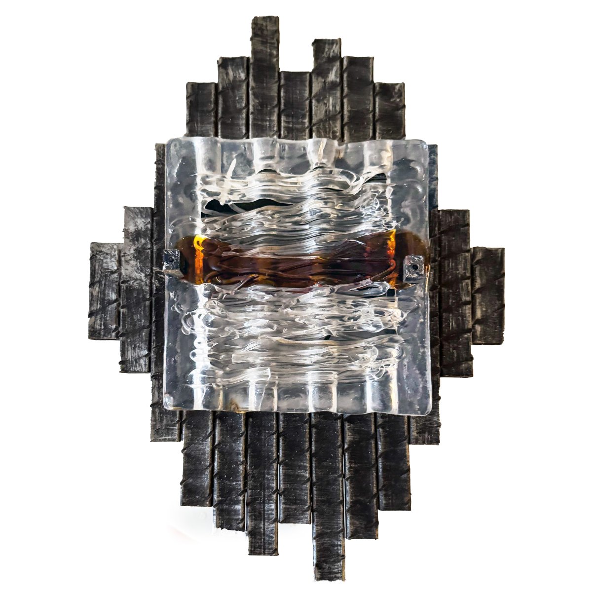 Set di 5 Aplique in stile Brutalista, Murano, Anni '60-photo-1