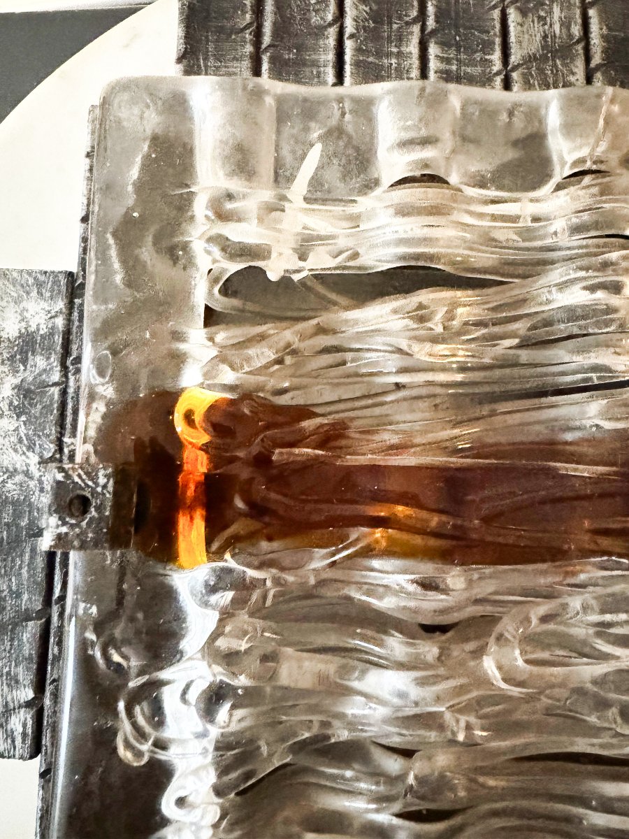 Set di 5 Aplique in stile Brutalista, Murano, Anni '60-photo-2