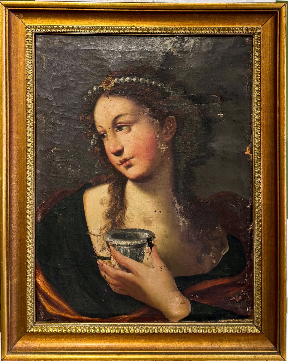 "Le Sibille", olio su tela, Epoca '600-photo-2