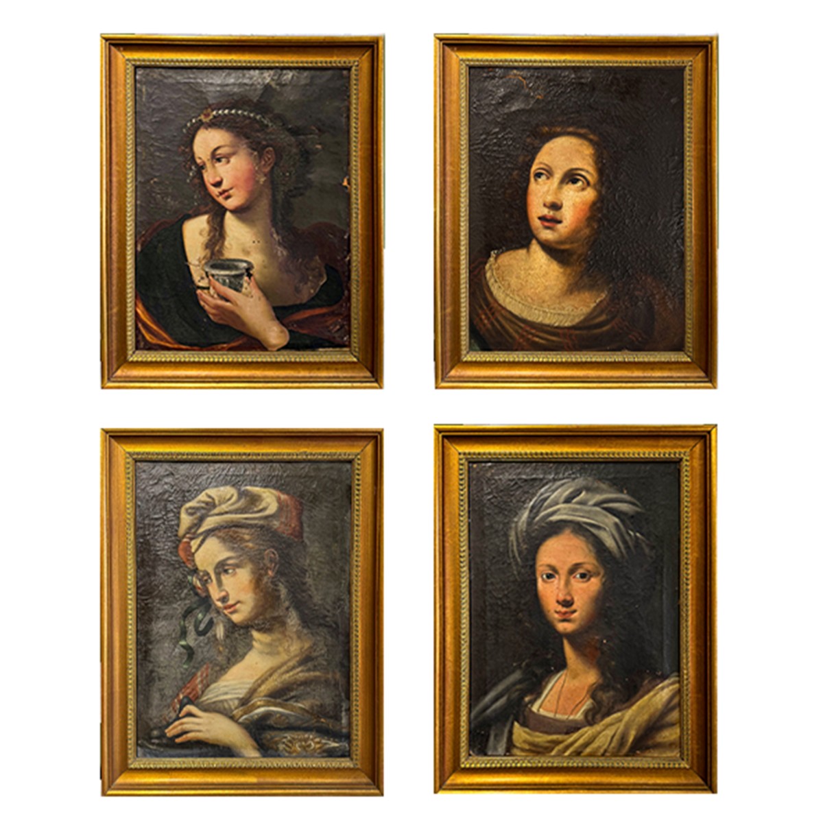 "Le Sibille", olio su tela, Epoca '600