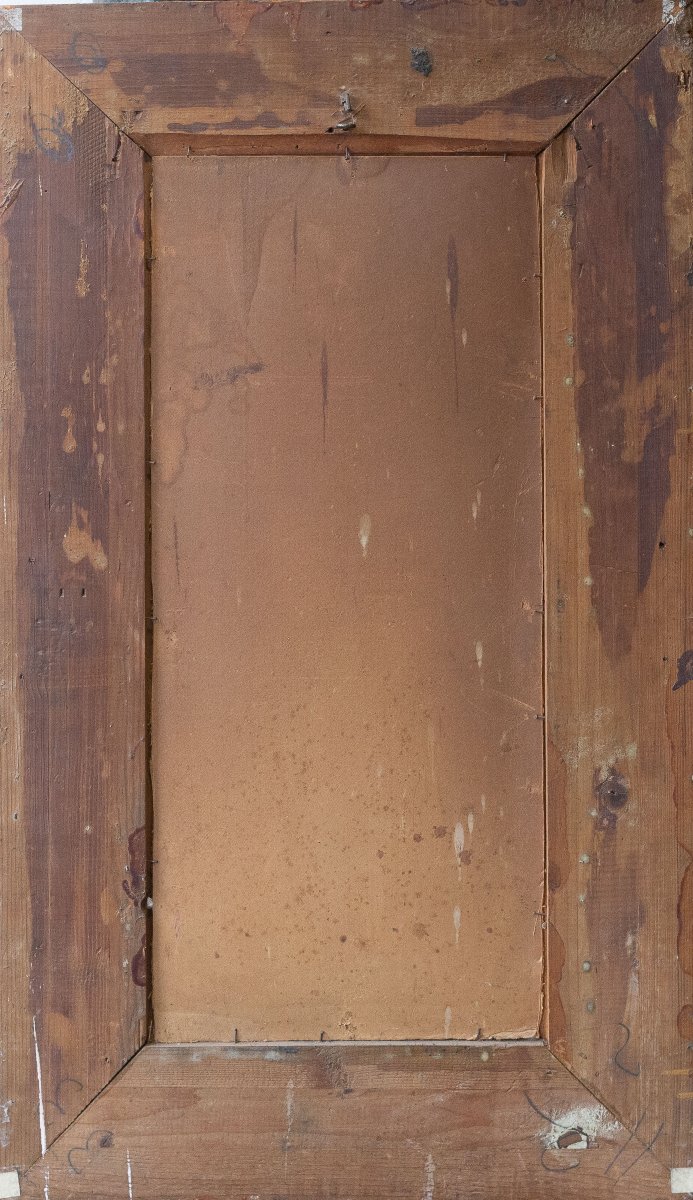 Giacinto Bo, "Vedute Naturali", olio su cartone, Epoca '800-photo-3