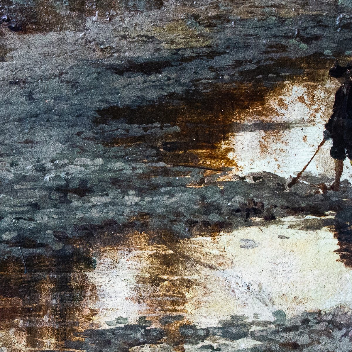 Giacinto Bo, "Vedute Naturali", olio su cartone, Epoca '800-photo-7