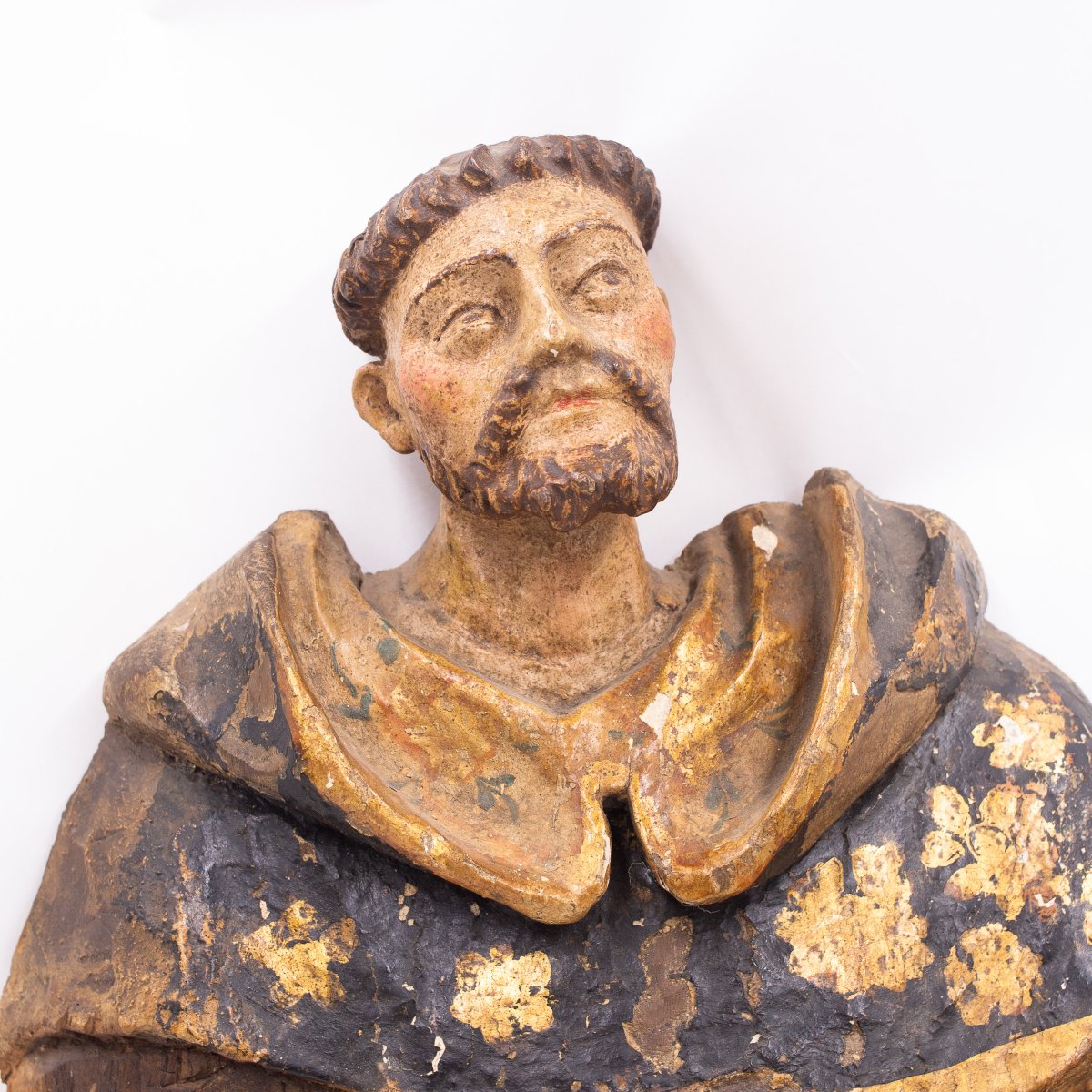 Scultura religiosa lignea policroma, XVII Secolo-photo-3