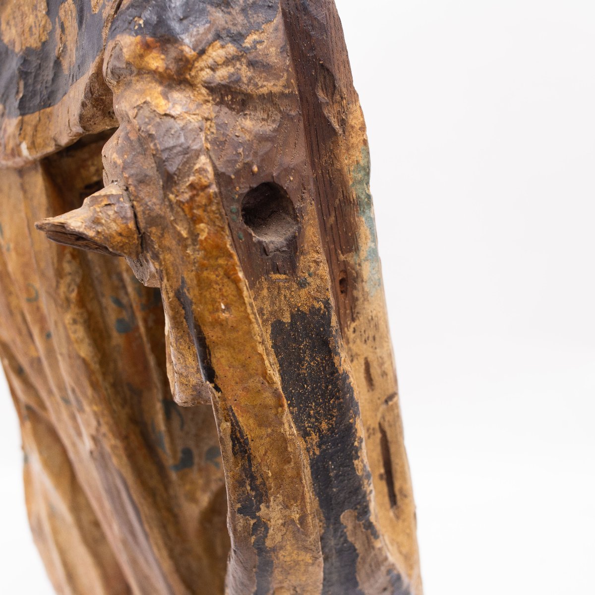 Scultura religiosa lignea policroma, XVII Secolo-photo-6