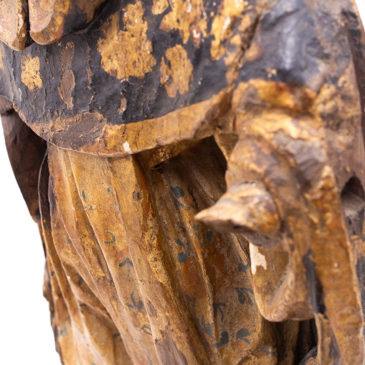 Scultura religiosa lignea policroma, XVII Secolo-photo-8