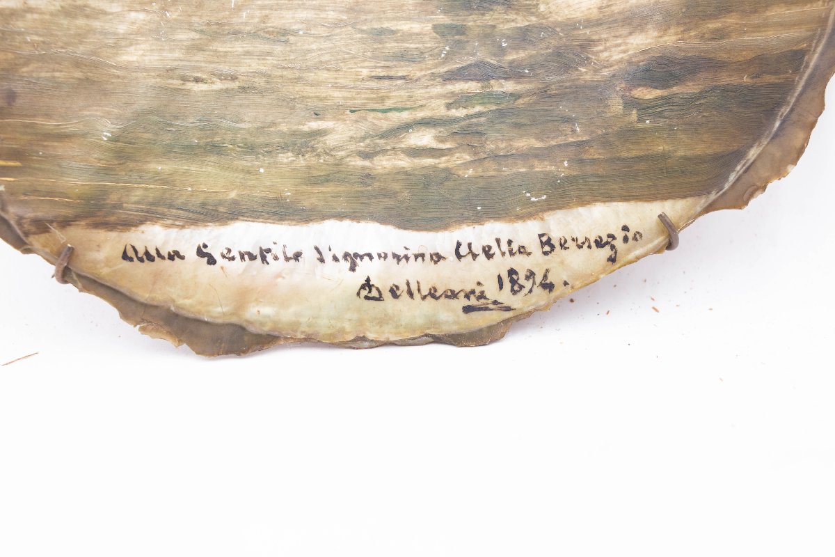 Conchiglia dipinta di Lorenzo Delleani – 1894-photo-3