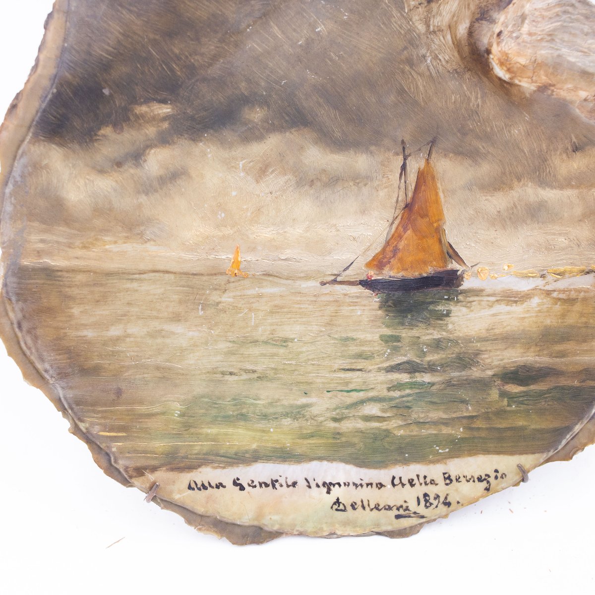 Conchiglia dipinta di Lorenzo Delleani – 1894-photo-4