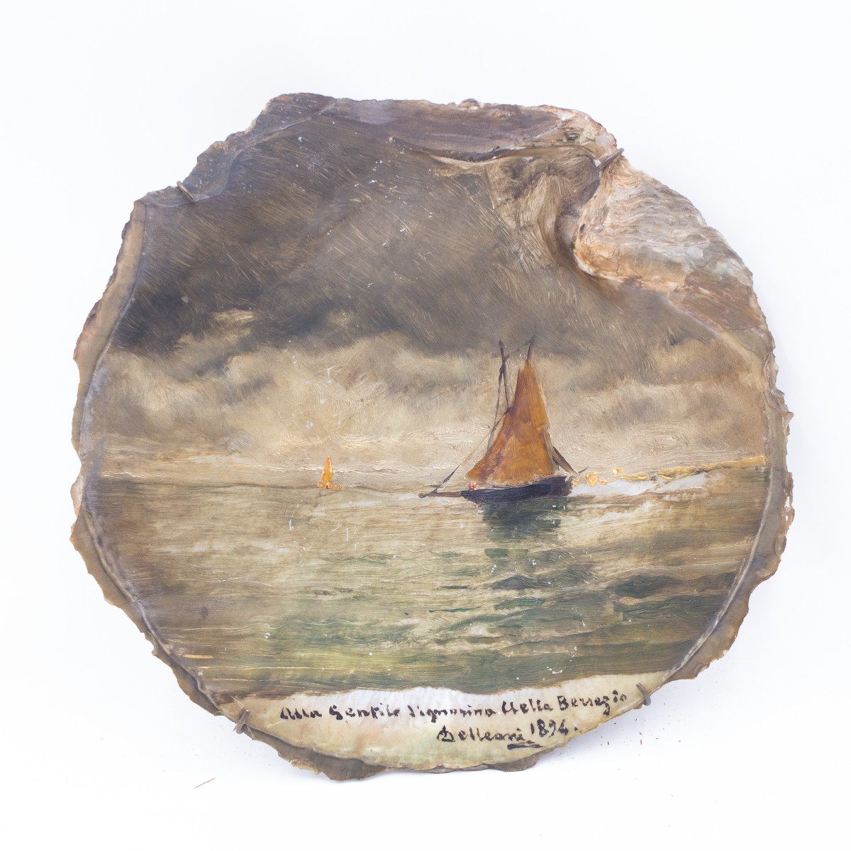 Conchiglia dipinta di Lorenzo Delleani – 1894