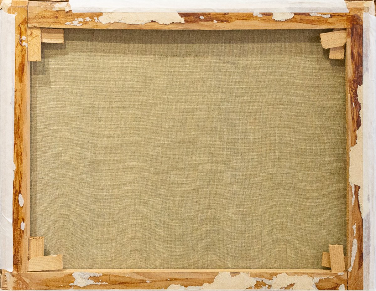 Placido Castaldi, "Paesaggio Innevato", olio su tela, 1959-photo-4