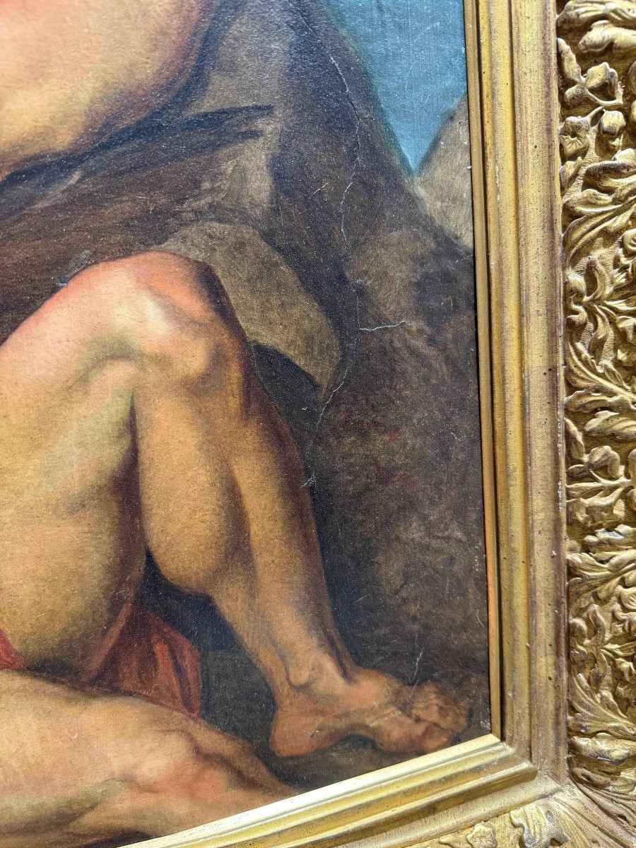 Antonio Ciseri, "Prometeo Incatenato", olio su carta, Epoca '800-photo-5