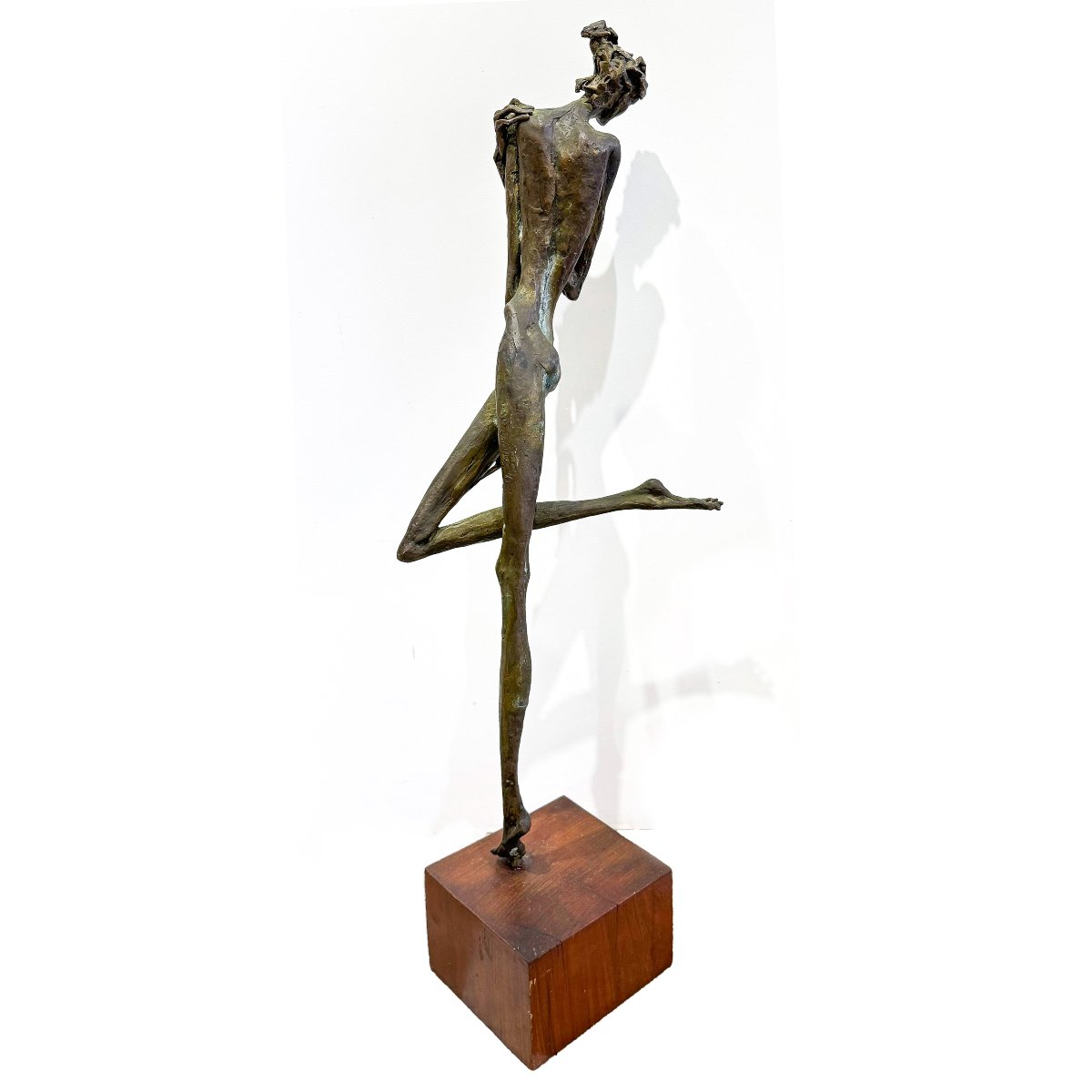 Nuccio Fontanella, "Ballerina, in bronzo, firmato, XX Secolo-photo-4