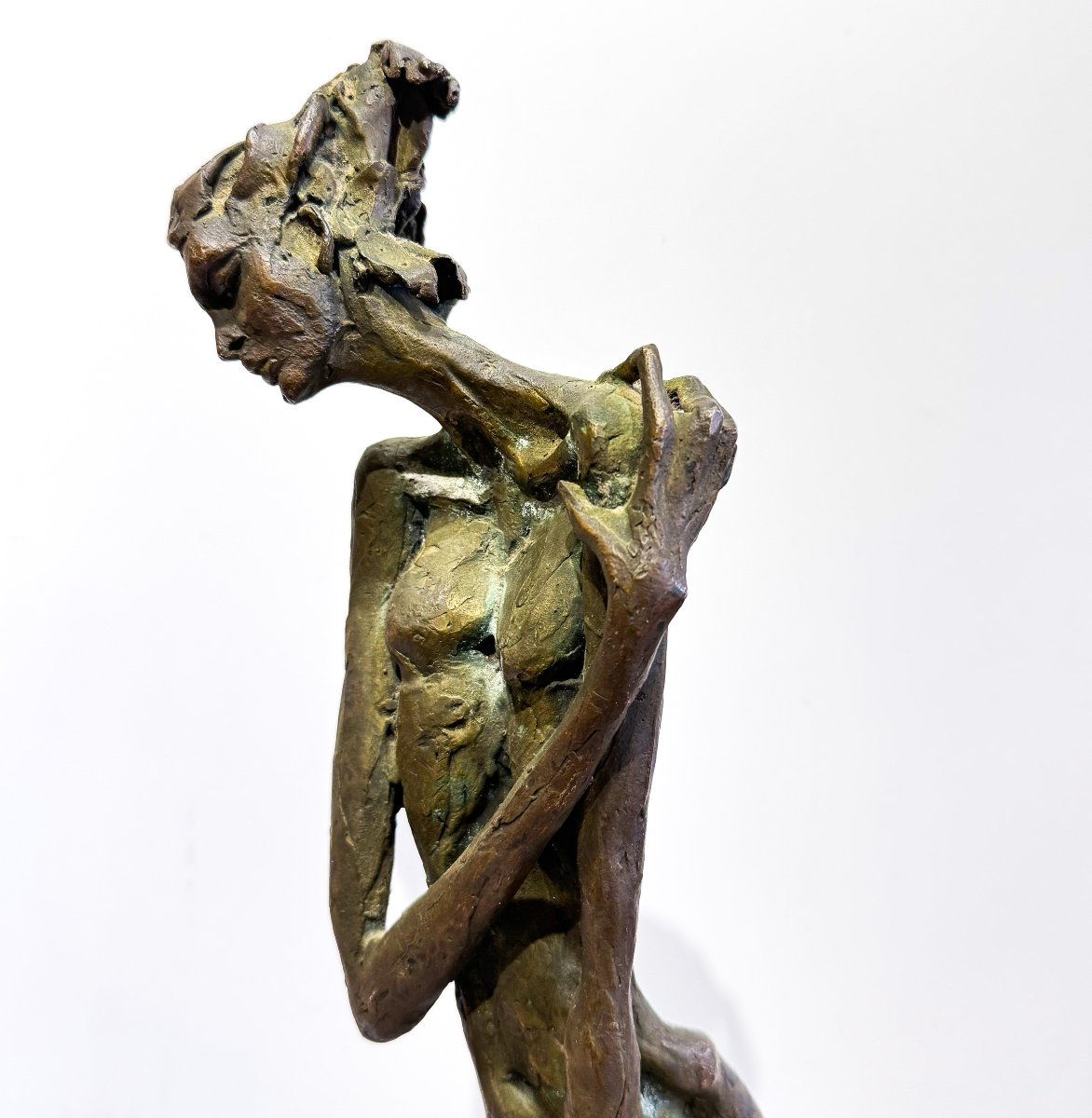 Nuccio Fontanella, "Ballerina, in bronzo, firmato, XX Secolo-photo-6