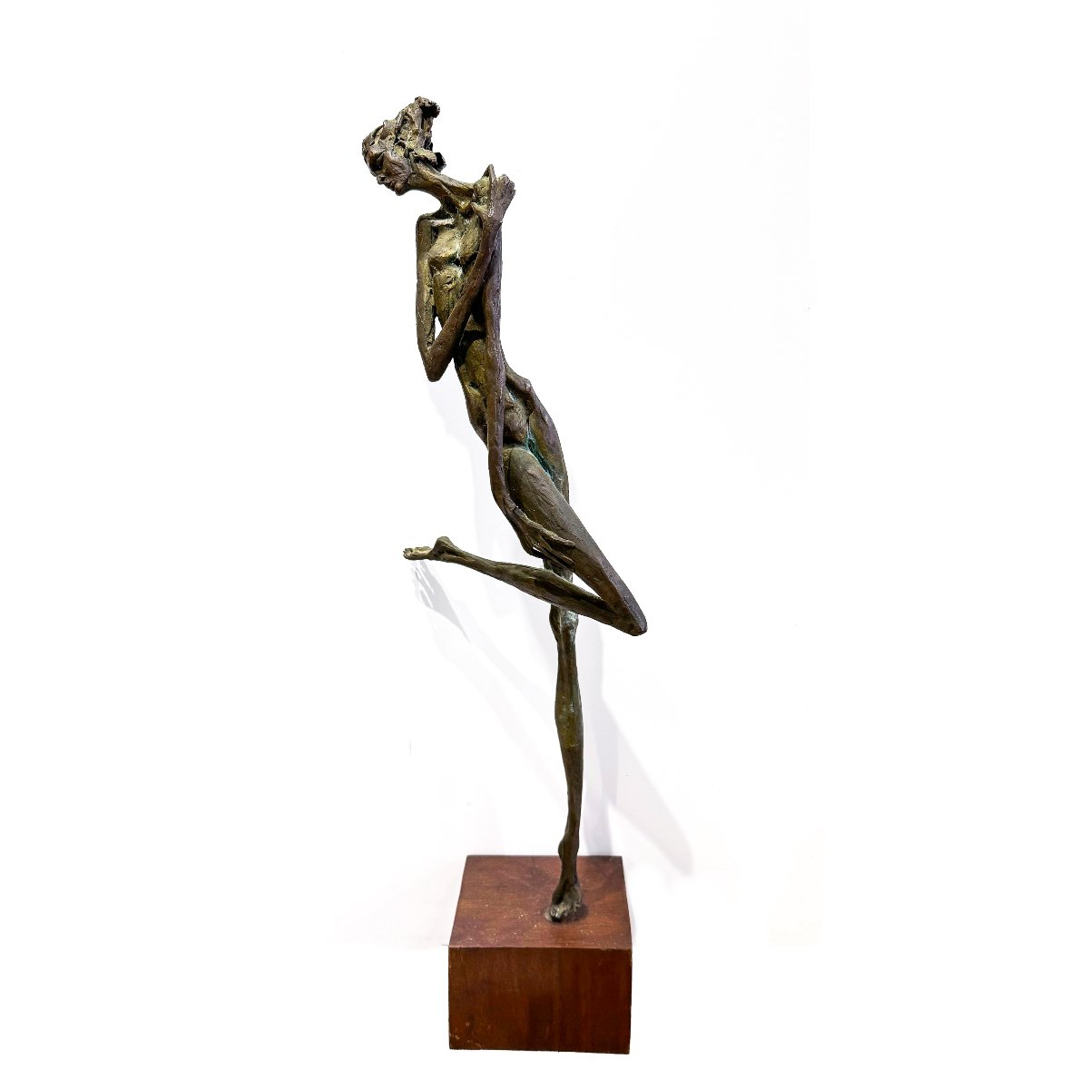 Nuccio Fontanella, "Ballerina, in bronzo, firmato, XX Secolo-photo-8
