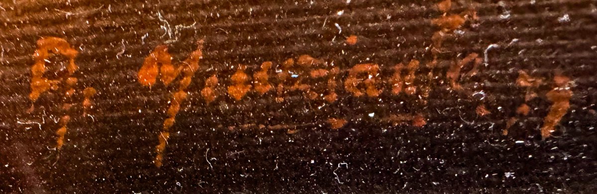 Antonio Nunziante, “L’ora del Mondo” , olio su tela, firmato, Epoca '900-photo-5