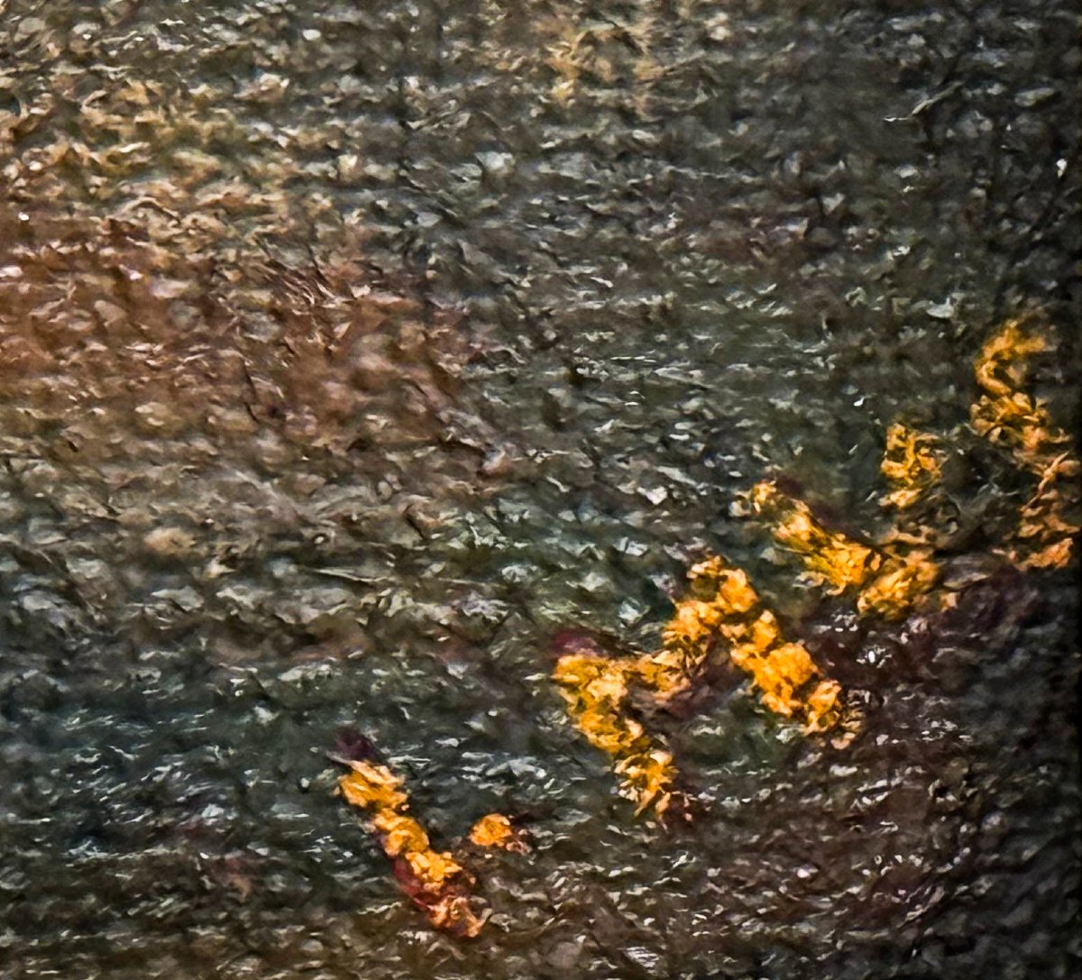 Italo Mus, "Quiete Autunnale", olio su tela, firmato, Anni '40-photo-2