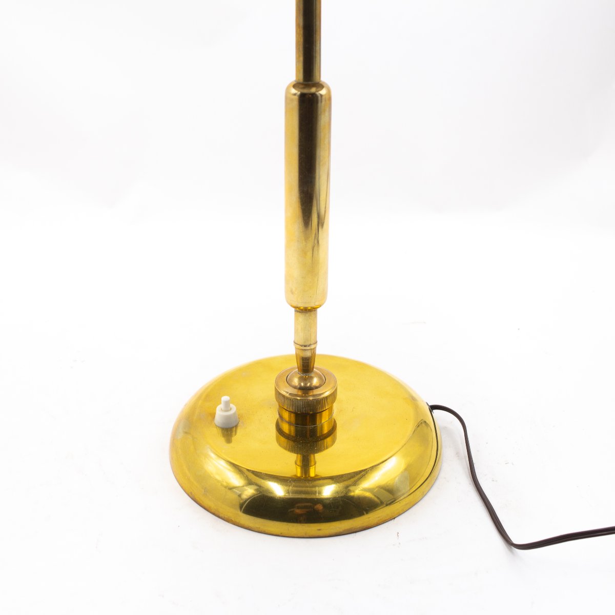 Giovanni Michelucci per Lariolux, lampada in ottone, Anni '40-photo-7