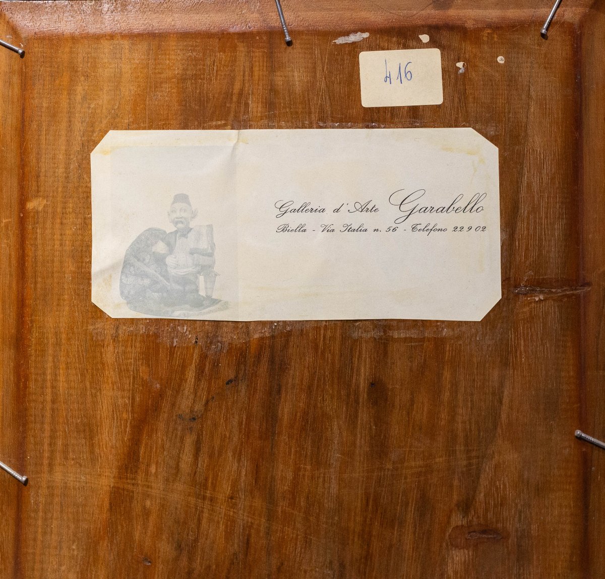 Giuseppe Gheduzzi, "Scena Orientalista", olio su tavola, firmato, Epoca Inizio '900-photo-7