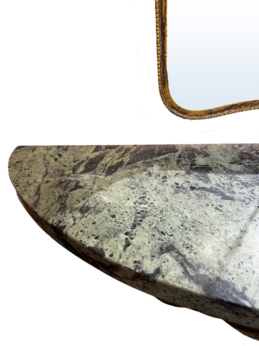 Pier Luigi Colli, set consolle con specchio, Epoca XX Secolo-photo-3