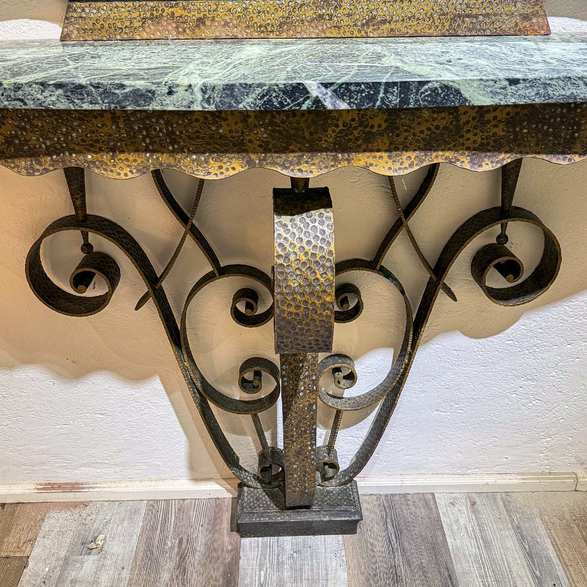 Pier Luigi Colli, set consolle con specchio, Epoca XX Secolo-photo-3