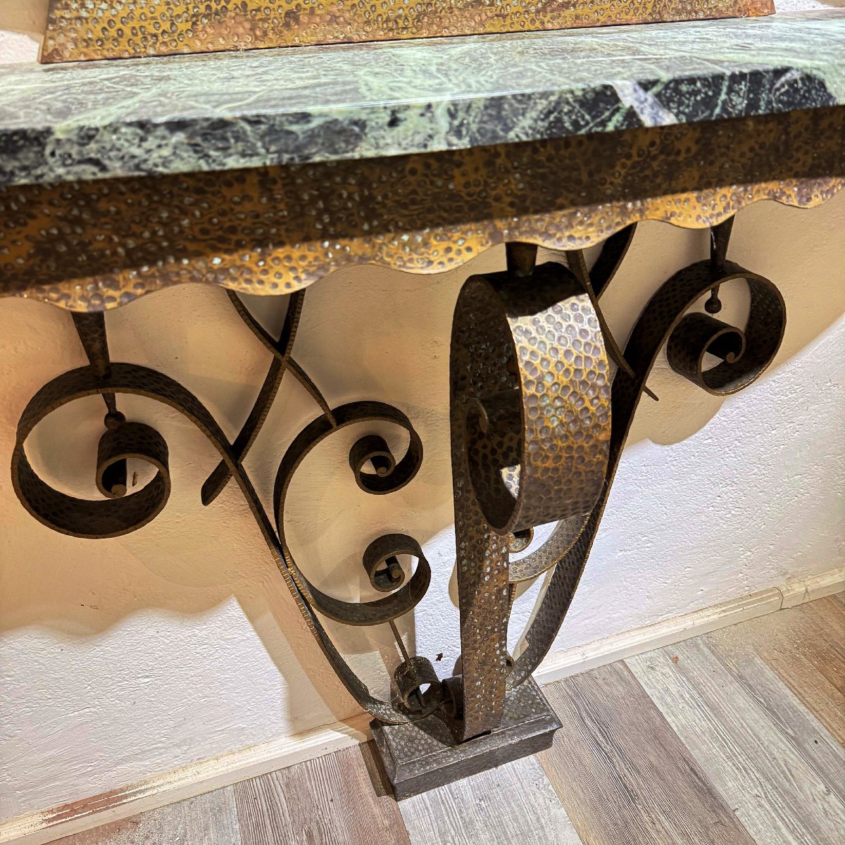 Pier Luigi Colli, set consolle con specchio, Epoca XX Secolo-photo-4