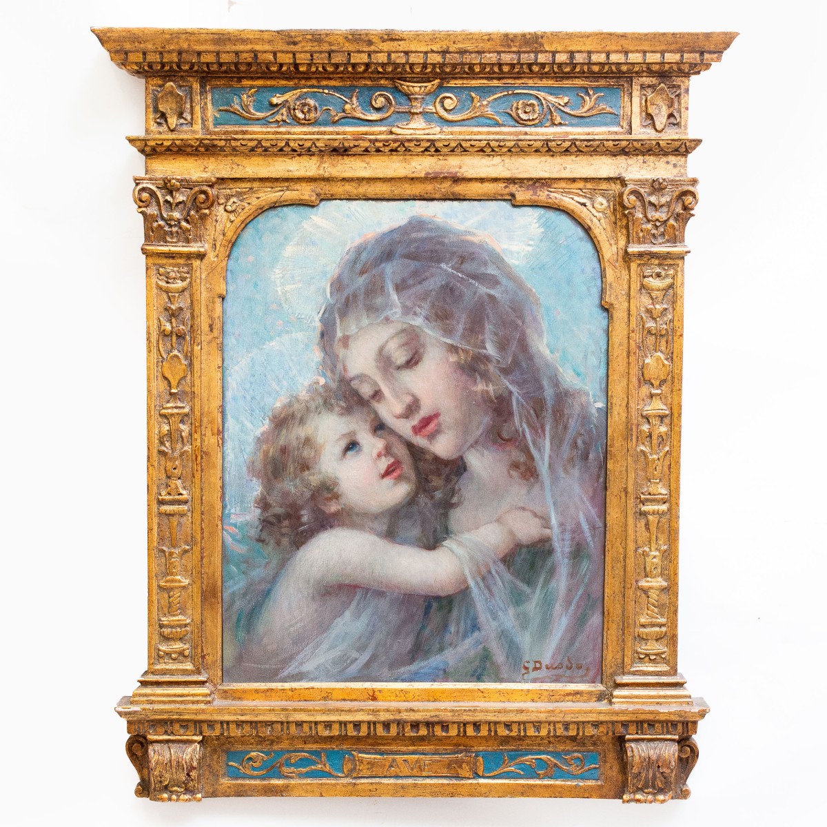 Giuseppe Duodo, Madonna con Bambino, olio su tavola, Primi del '900